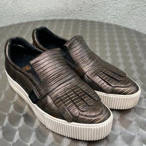 Bronze Ash platform loafers US 6.5 Eu 37
